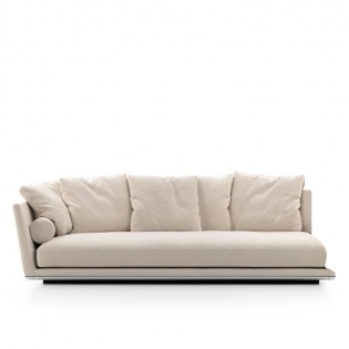 B&B Italia NOONU Eck-/Endelement mit Armrolle - 139 x 99 cm