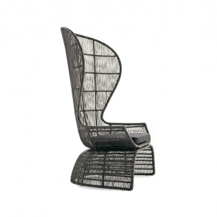 B&B Italia CRINOLINE Sessel, hohe Rückenlehne