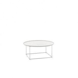 B&B Italia FAT-FAT Couchtisch Ø 92 cm, Weiß
