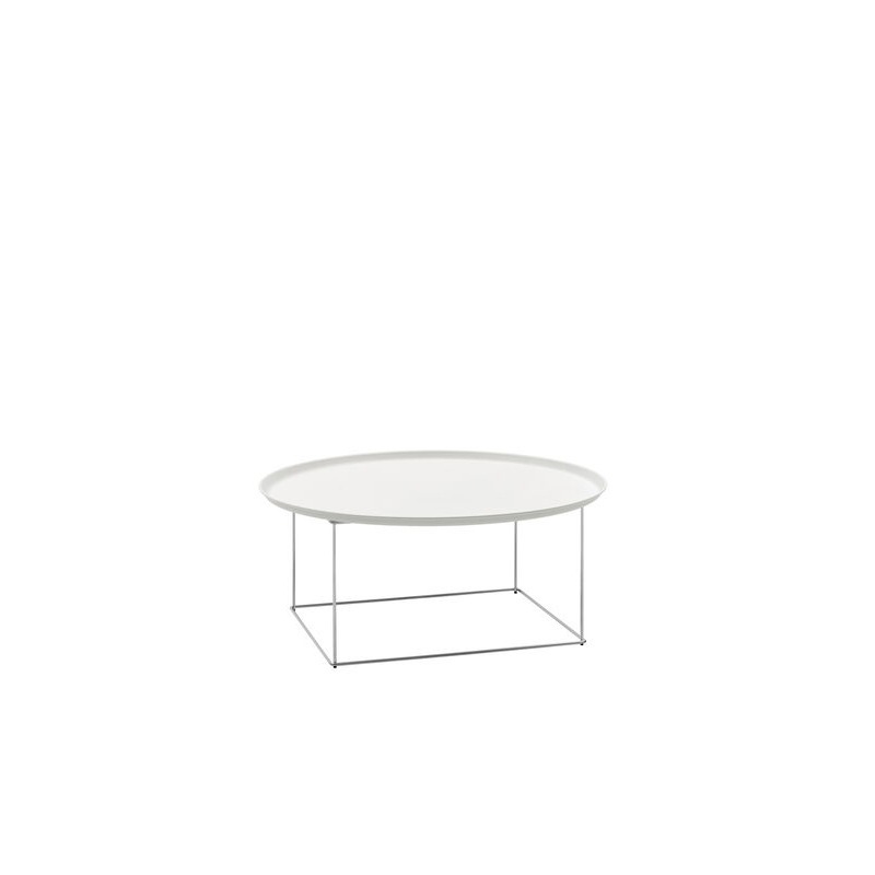B&B Italia FAT-FAT Couchtisch Ø 92 cm, Weiß