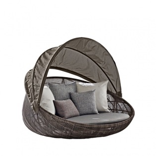 CANASTA'13 Sessel / Daybed mit Sonnendach