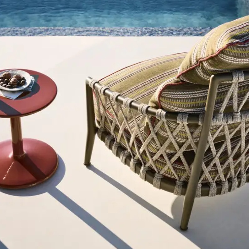 B&B Italia Outdoor ERICA 2-Sitzer Hochlehn-Sofa, extra-tief