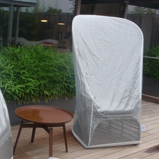 Schutzhülle für CRINOLINE Sessel mit hoher Rückenlehne