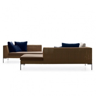 Sitzpolsterbezug für CHARLES OUTDOOR Chaiselongue