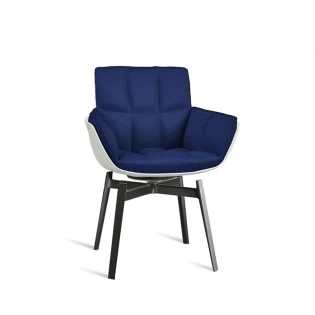 B&B Italia HUSK Stuhl, Schale Kernleder