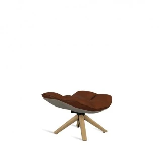 B&B Italia HUSK Hocker Holzuntergestell