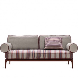 B&B Italia RIBES 2-Sitzer Sofa, Armrollen